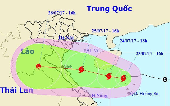   Tin bão khẩn cấp (Cơn bão số 4)