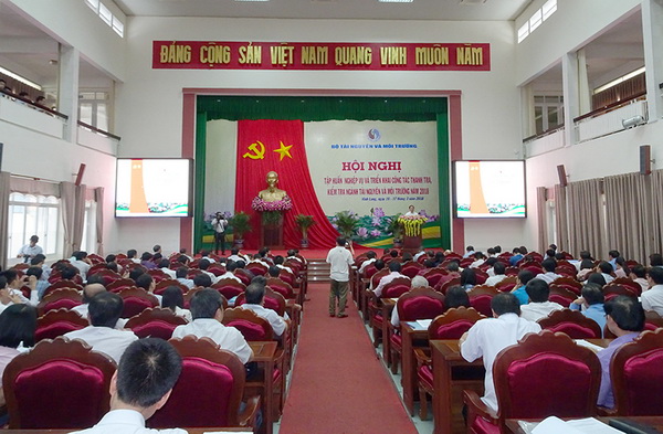   Bộ trưởng Trần Hồng Hà: Thanh tra để giúp các địa phương quản lý tài nguyên và môi trường tốt hơn