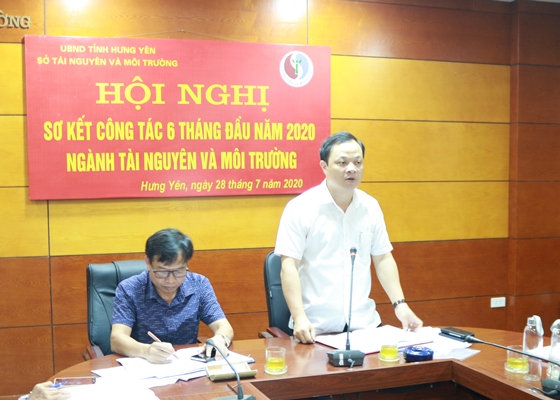   Hội nghị sơ kết 6 tháng đầu năm 2020 ngành Tài nguyên và Môi trường