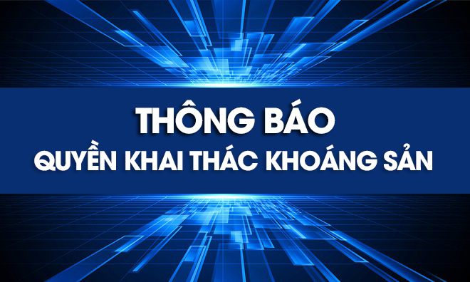   Thông báo mời tham gia đấu giá quyền khai thác khoáng sản 02 mỏ cát lòng sông Hồng