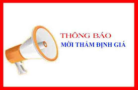   Thư mời thẩm định giá (lần 2)