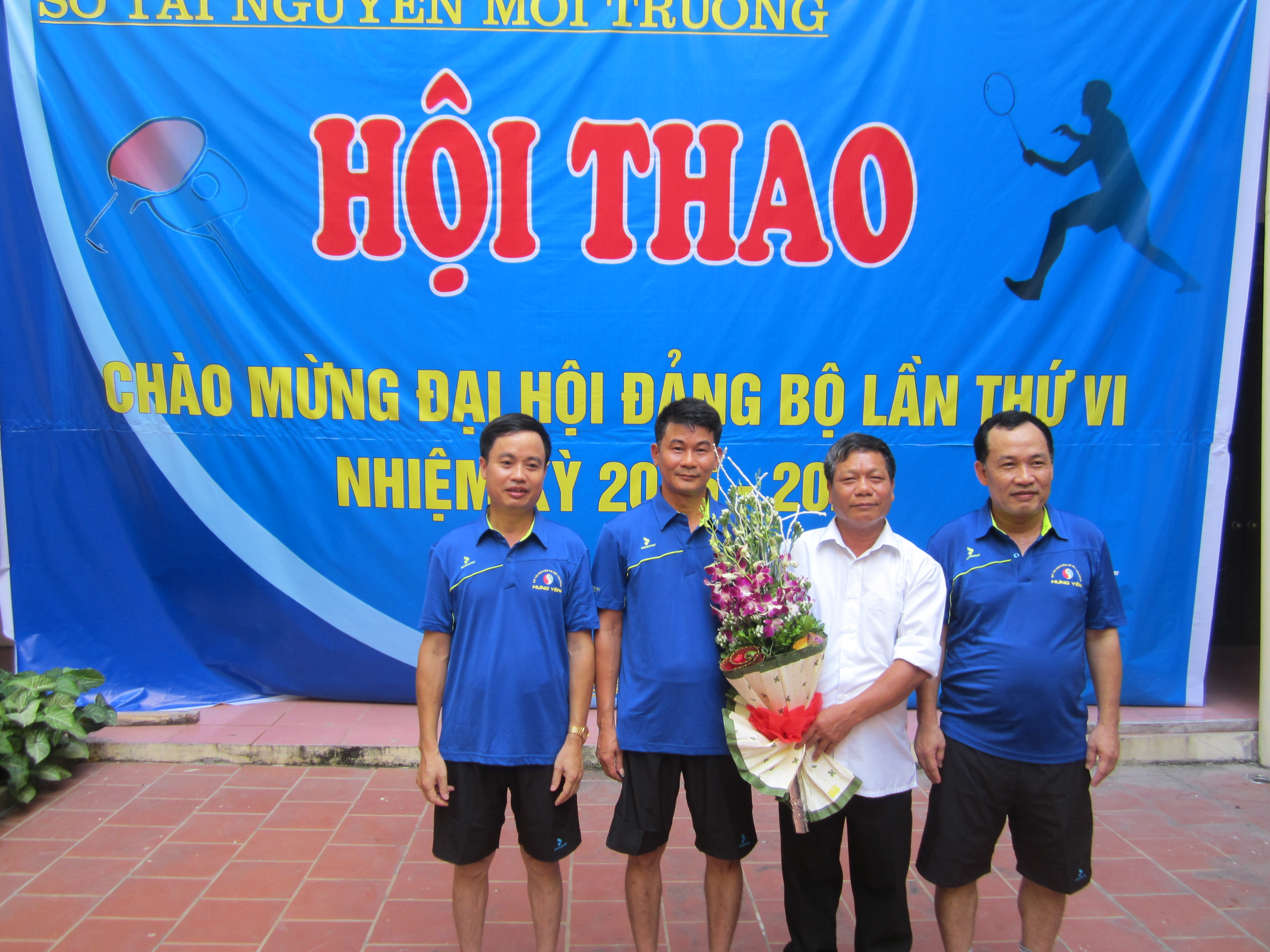   Hội thao chào mừng Đại hội Đảng bộ Sở Tài nguyên và Môi trường lần thứ VI nhiệm kỳ 2015-2020.