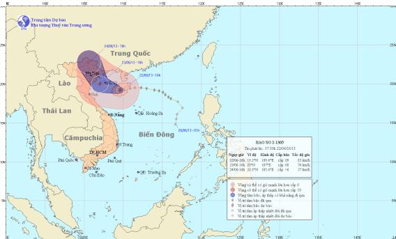   Công điện khẩn của Bộ trưởng Bộ Tài nguyên và Môi trường về chủ động ứng phó với cơn bão số 2